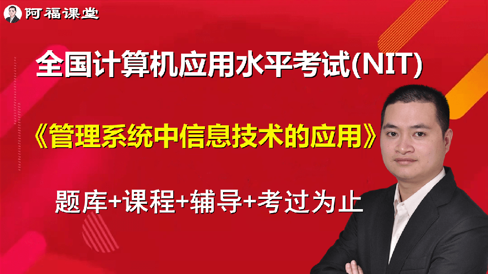 全国计算机应用水平考试(NIT)-管理系统中信息技术的应用